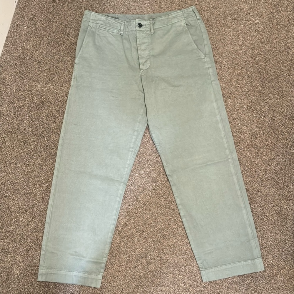J crew steel dust Wallace & Barnes selvedge officer chino pant NWT